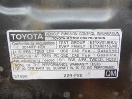 2014 TOYOTA PRIUS PLUG IN GRAY 1.8 AT Z20981